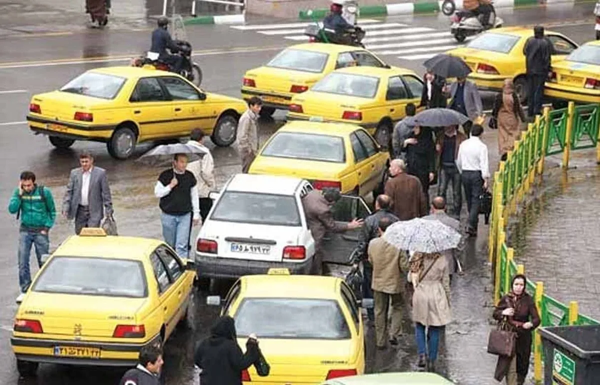 جزئیات افزایش ۱۰ تا ۱۵ درصدی کرایه تاکسی‌های پایتخت در زمان بارش‌ها