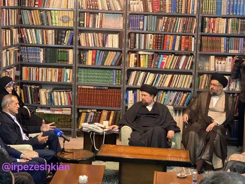 دیدار پزشکیان با سیدحسن خمینی