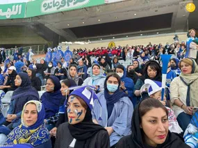 حضور تاریخی زنان در ورزشگاه آزادی(عکس)