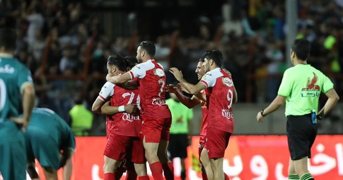 گل اول پرسپولیس به شمس‌آذر