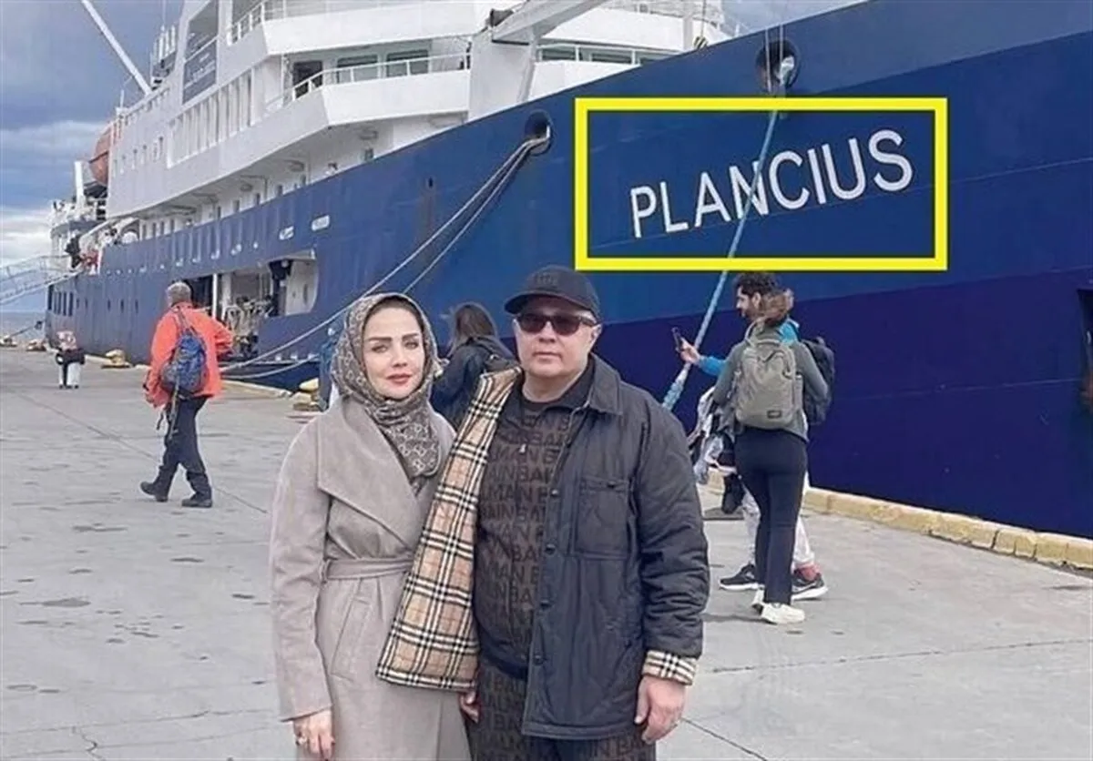 شهرام دبیری همراه دو اسراییلی در قطب جنوب!