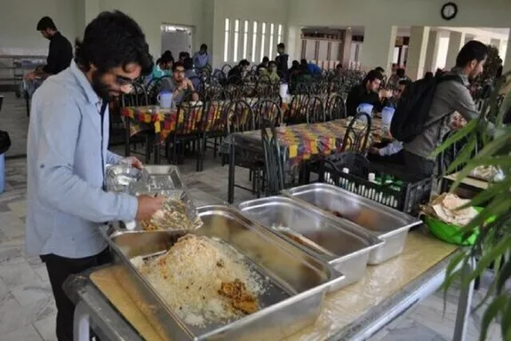 ابلاغ نرخ غذای دانشجویان