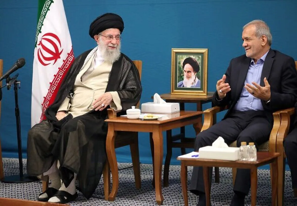 پزشکیان با رهبر انقلاب پیش از حضور در سازمان ملل دیدار کرد
