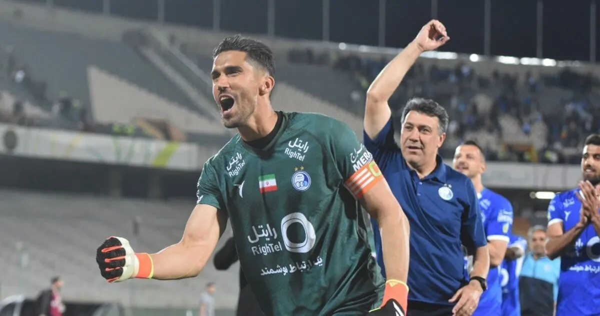 سبقت دروازه‌بان استقلال از ملی‌پوش پرسپولیس