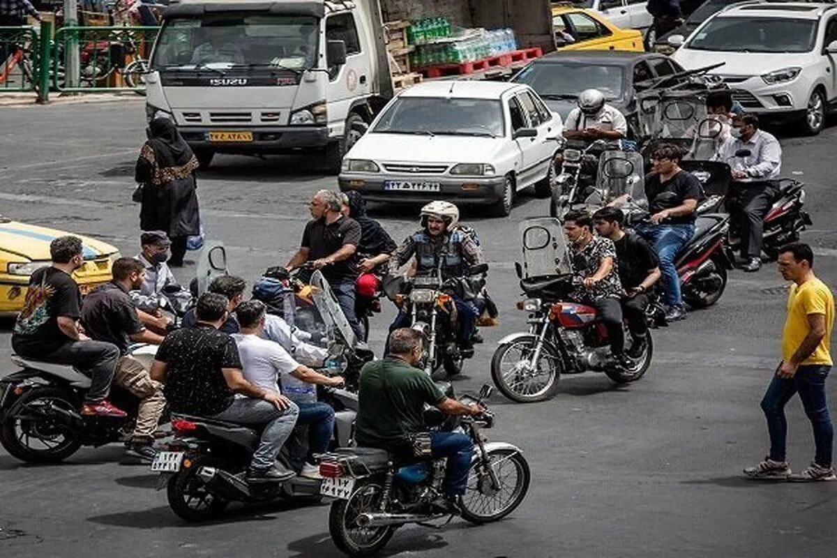 افزایش موتورسیکلت‌ها در تهران و چالش‌های آن