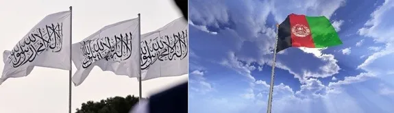 پرچم افغانستان تغییر کرد