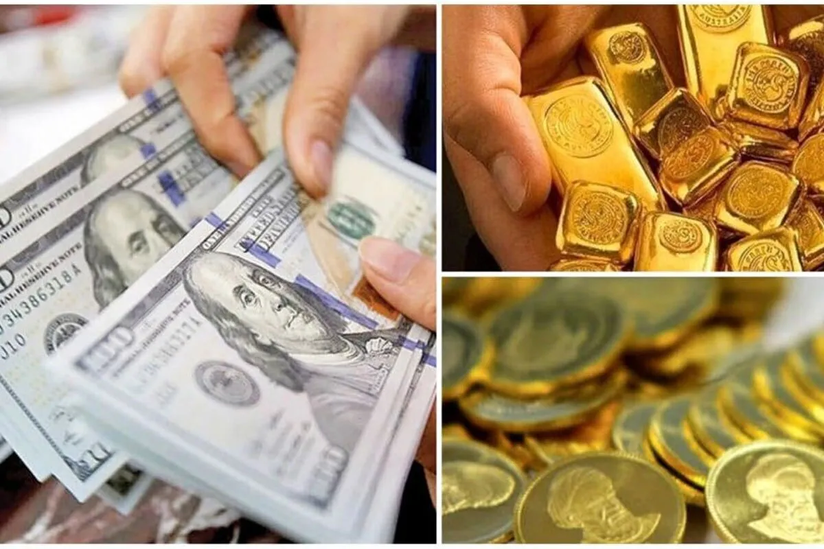 نوسان دلار و طلا در بازار نیمه‌تعطیل ابتدای شهریور