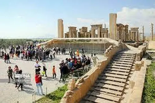 (تصاویر) حال و هوای تخت جمشید در عید نوروز