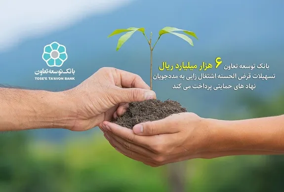 برنامه پرداخت ۶ هزار میلیارد ریال تسهیلات اشتغال زایی بانک توسعه تعاون به مددجویان نهاد‌های حمایتی