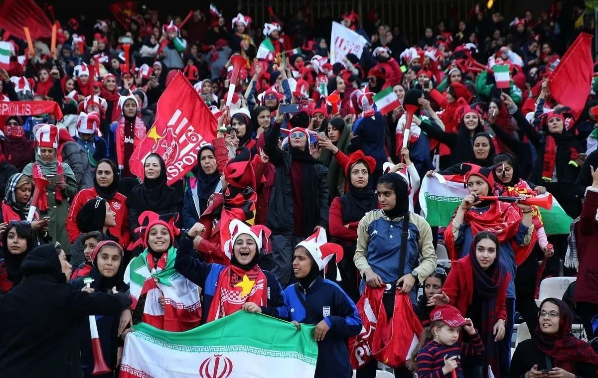تعداد تماشاگران زن برای بازی دربی پرسپولیس و استقلال