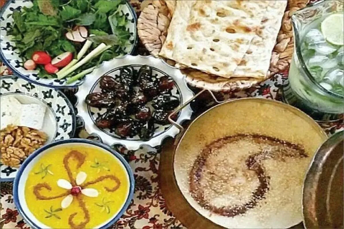 سفره افطار چند تمام می‌شود