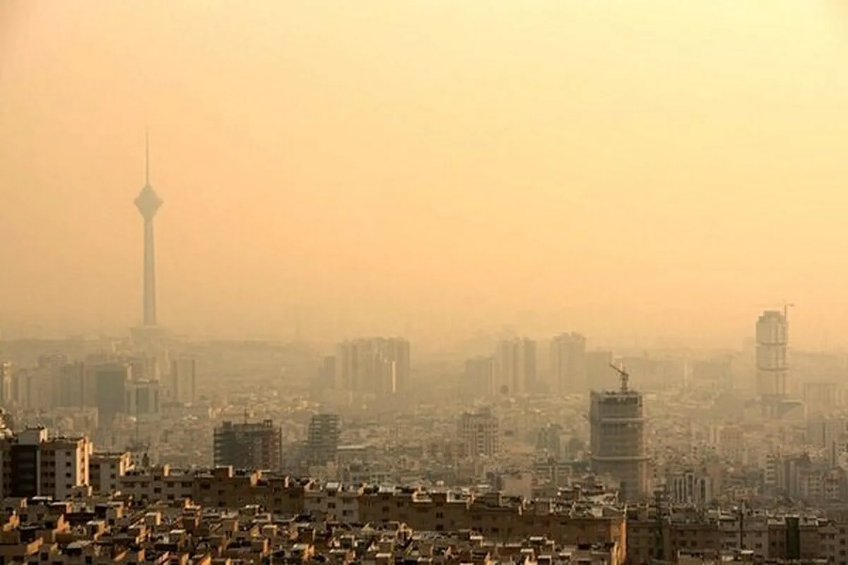 هوای تهران نارنجی شد