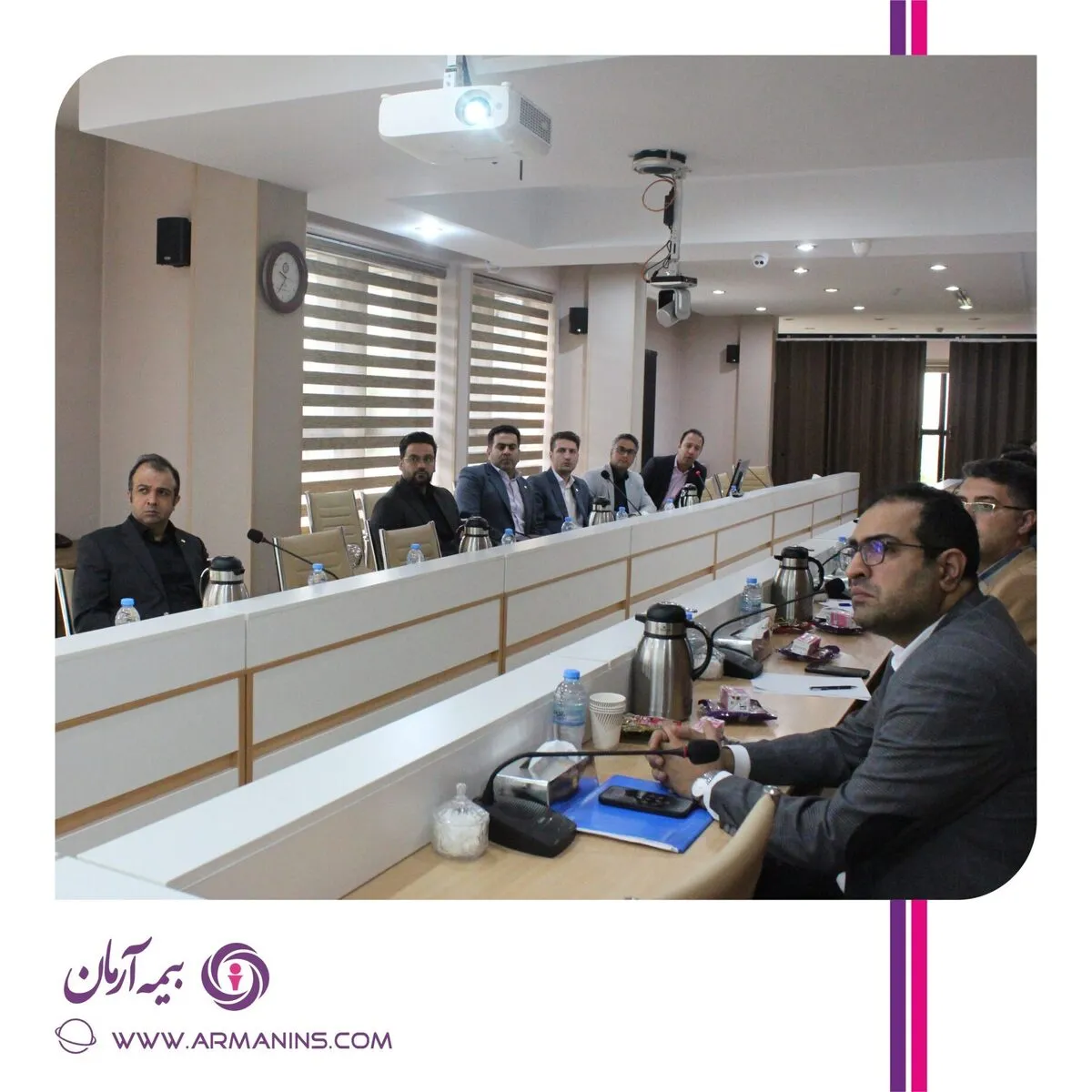 اولین جلسه هم اندیشی توسعه بیمه عمر و سرمایه گذاری بیمه آرمان برگزار شد
