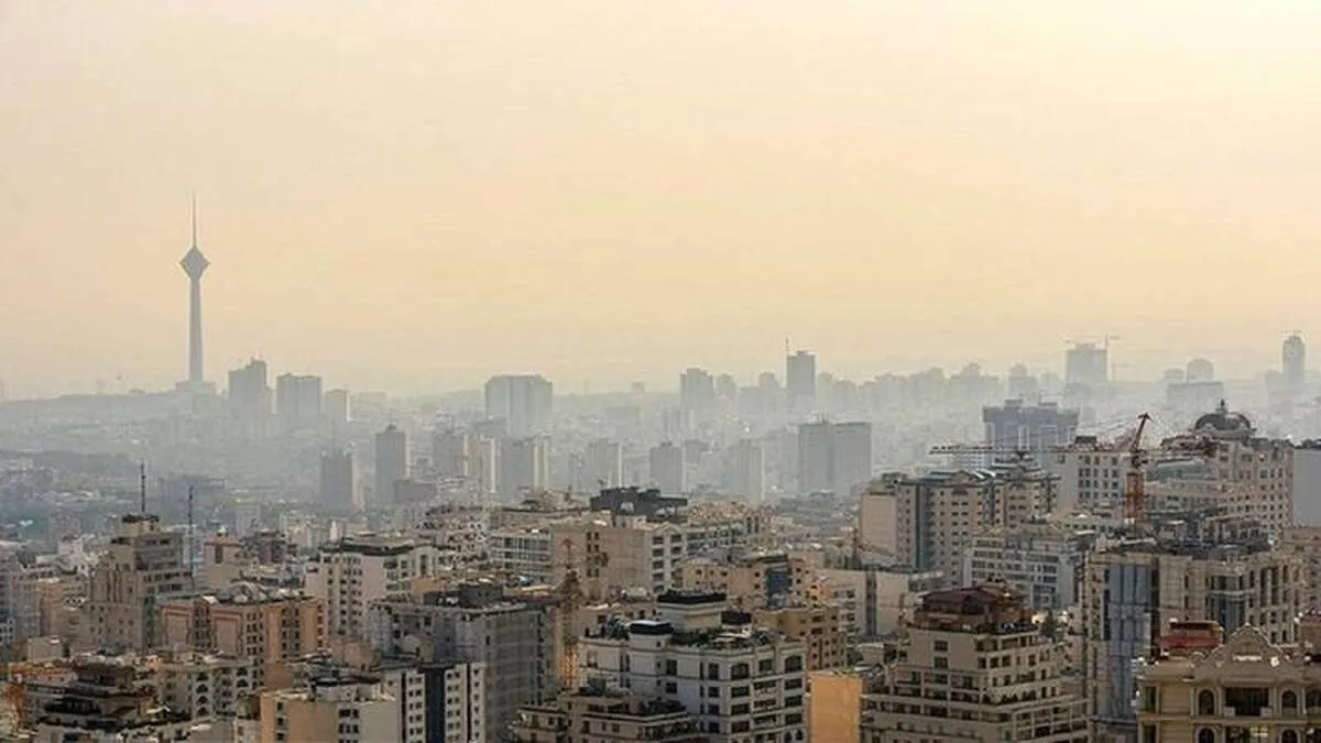 هوای تهران نارنجی شد!