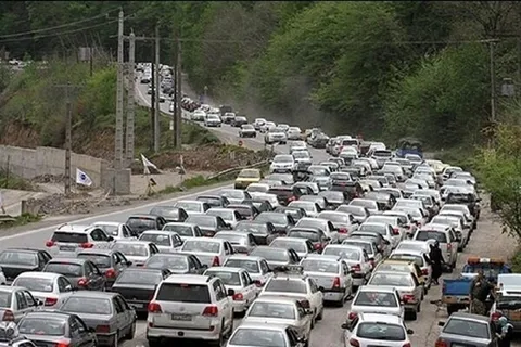 تردد پرحجم در مبادی خروجی تهران