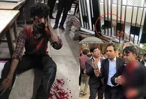 حمله خونین یک پلنگ به ساختمان دادگستری!