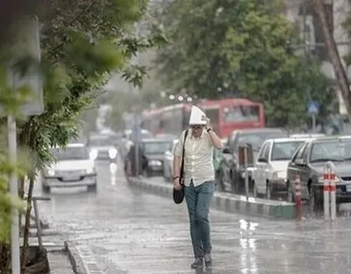 پیش بینی بارش شدید و رگباری باران در برخی استان&zwnj;ها