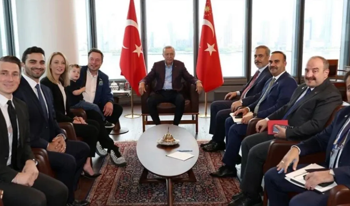 دیدار اردوغان با ایلان ماسک در نیویورک