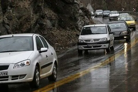 ترافیک در ۳ محور منتهی به شمال