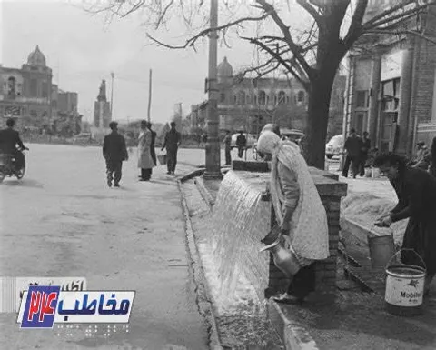 میدان حسن‌آباد تهران ۷۰ سال پیش