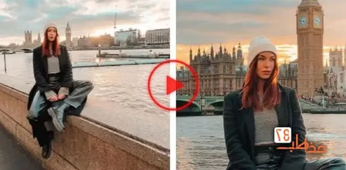 مهارت دیدنی پلنگ برفی در تعقیب و شکار طعمه در صخره شیب دار!+ فیلم