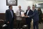 دیدار نوروزی مدیرعامل شرکت مس با مادر شهیدان کدخدایی و دو جانباز سرافراز در رفسنجان