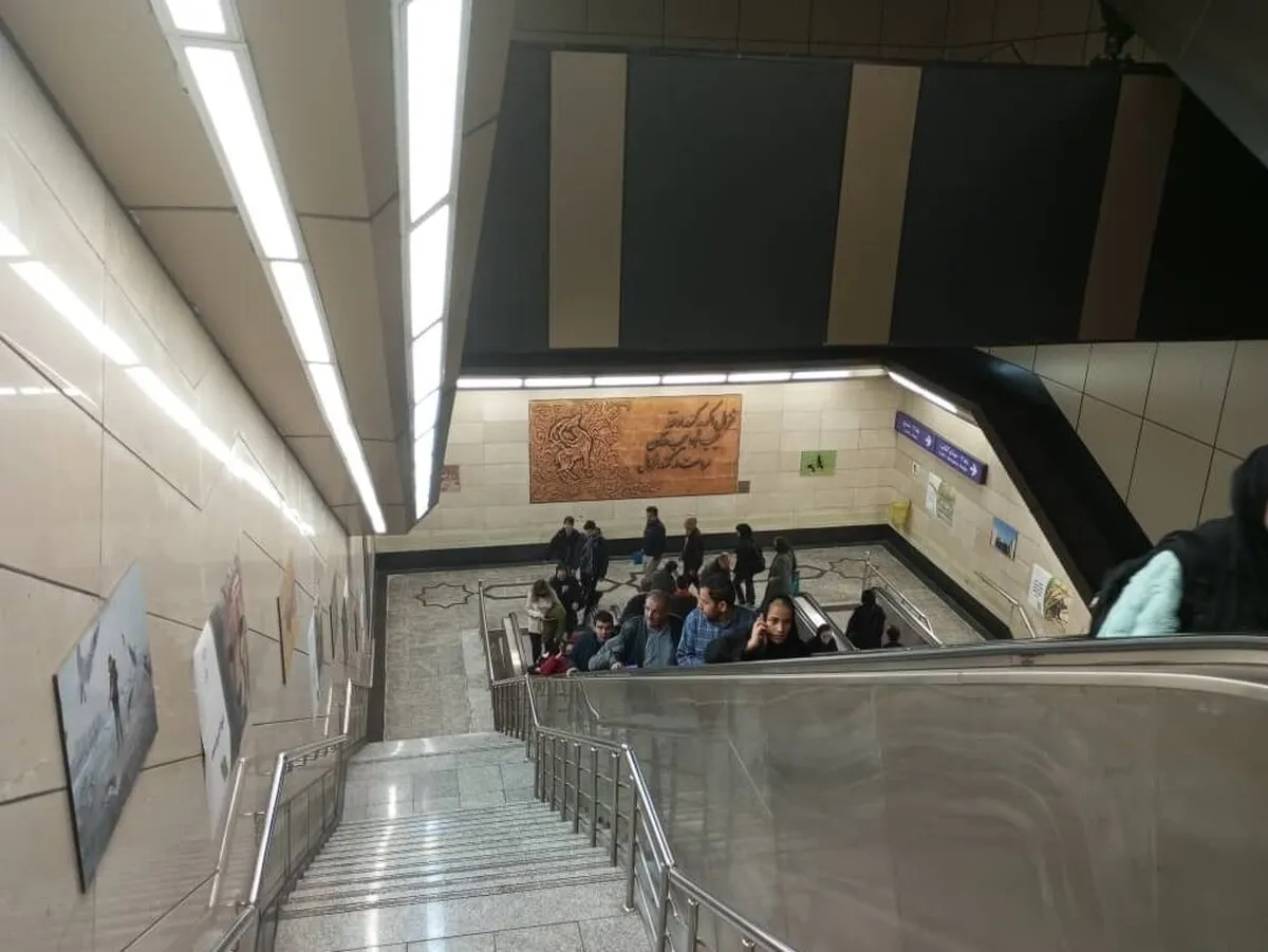 حیوانات در مترو تهران!