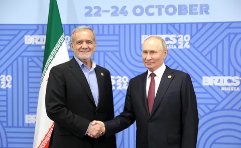دیدار پزشکیان و پوتین