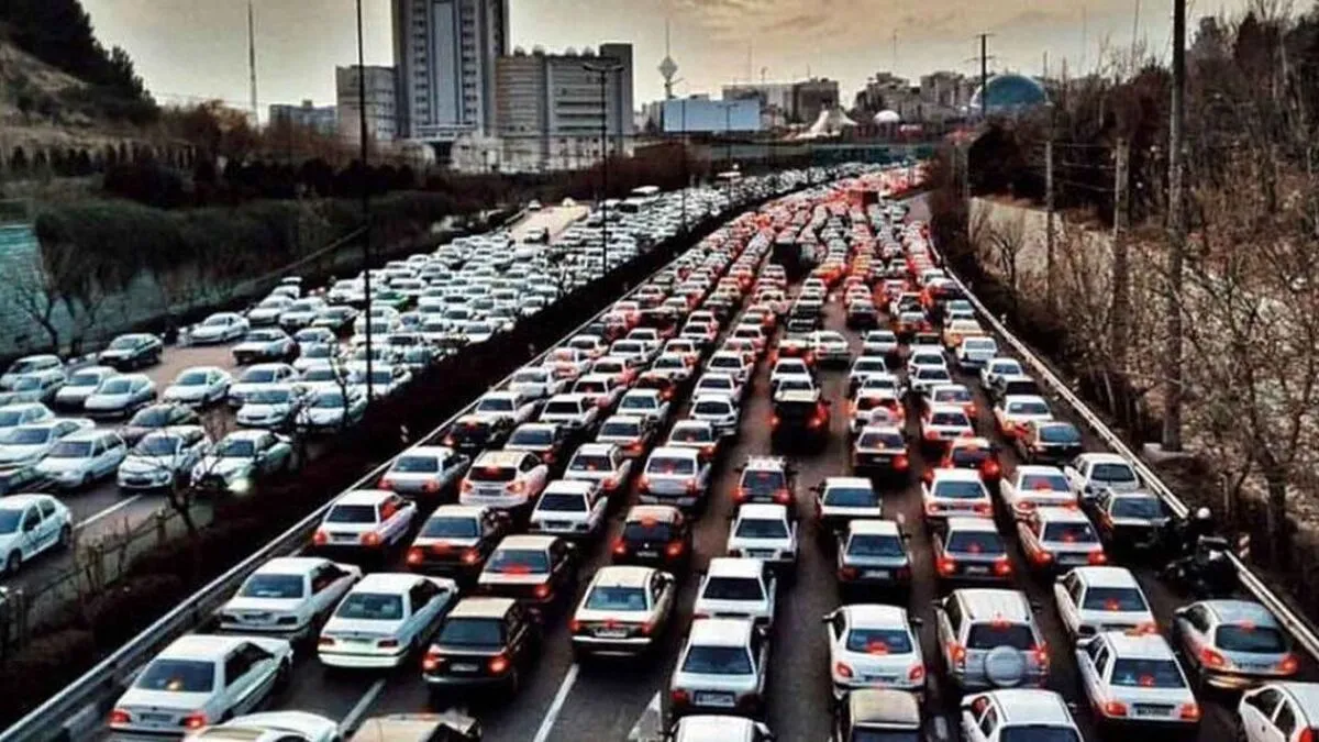 خروج ۹۵۰ هزار خودرو در نوروز از تهران