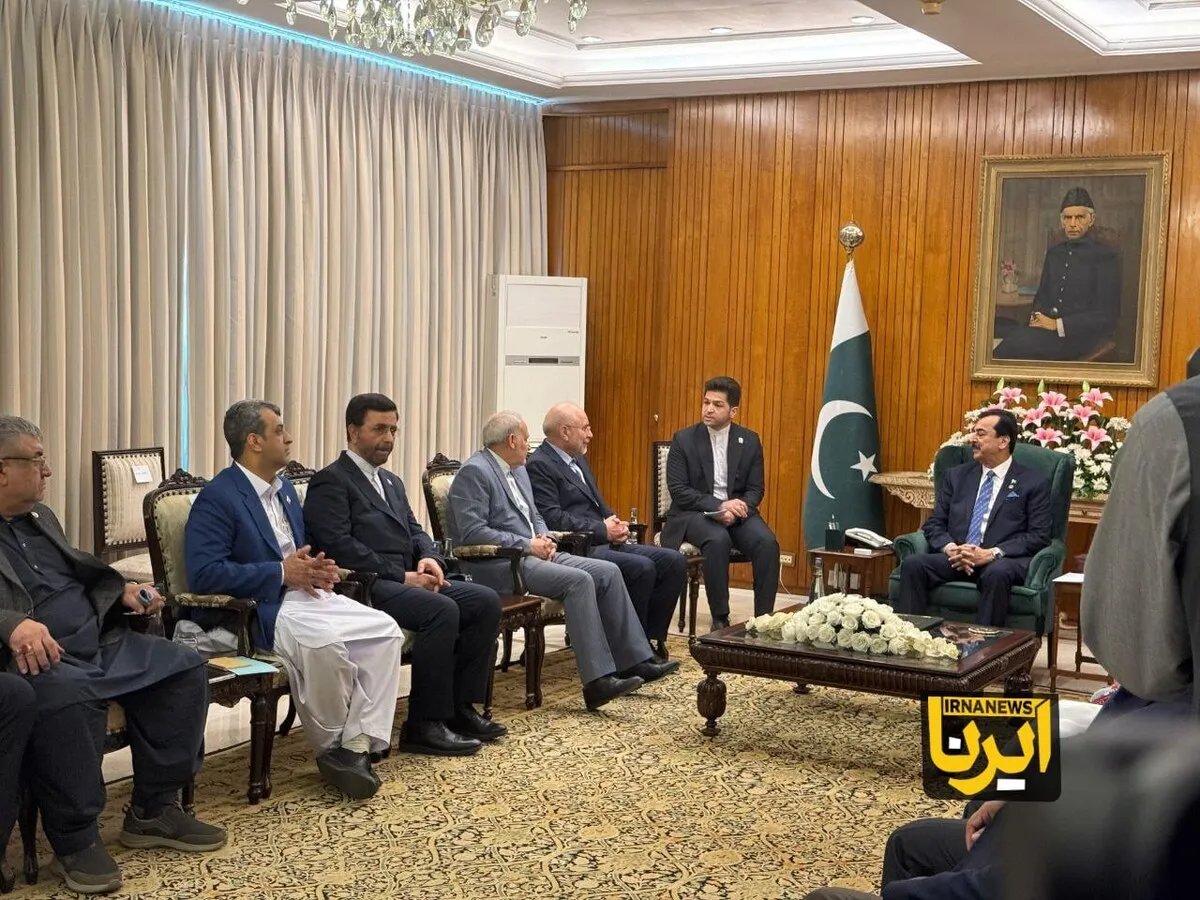 دیدار قالیباف با کفیل رئیس جمهور پاکستان