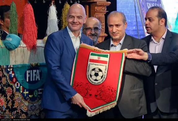 سفر رییس فیفا به ایران