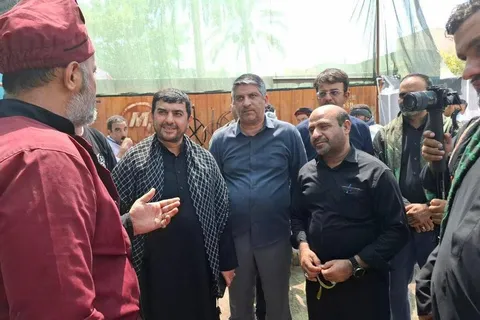 بازدید مدیرعامل شرکت ملی مس از موکب شهدای صنعت مس در کربلای معلی