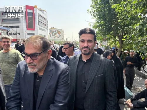 تصاویر استودیو شبکه خبر هنگام شلیک موشک به صداوسیما