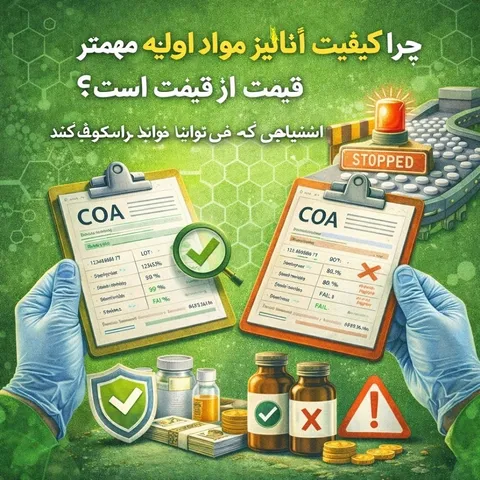 چرا کیفیت آنالیز مواد اولیه مهم‌تر از قیمت است؟ اشتباهی که می‌تواند خط تولید را متوقف کند